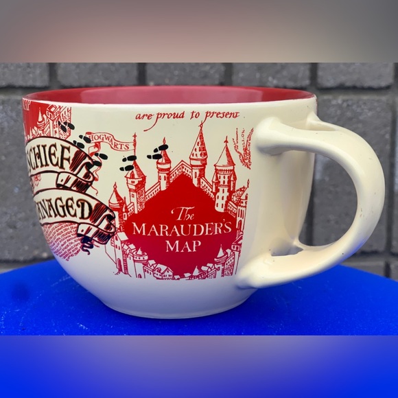 Large Harry Potter MISCHIEF MANAGED Marauder’s Map Coffee Mug - Picture 10 of 16